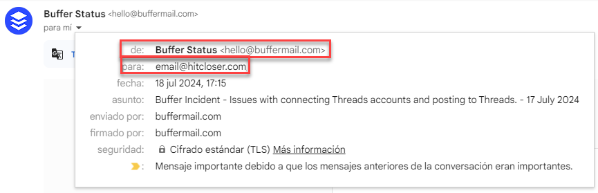 Reenviar email recibido a etiqueta en Gmail 1